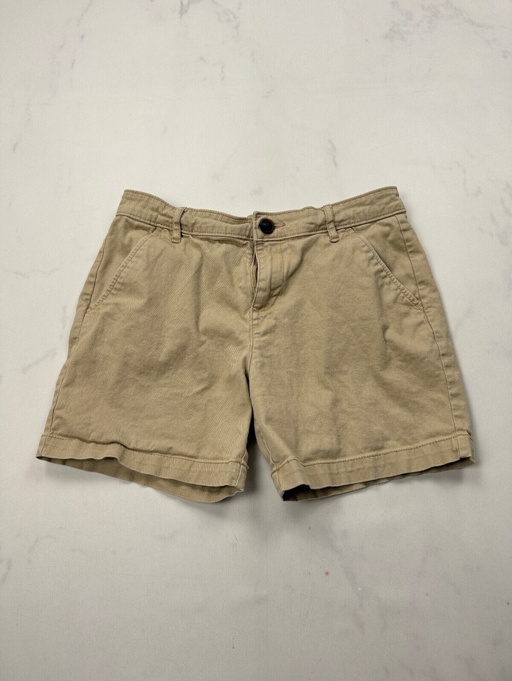 Old Navy Bermuda Shorts Beige 90s VTG Classic Sizing - Boys 16
